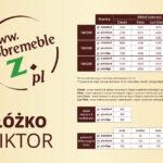 cennik łóżko viktor