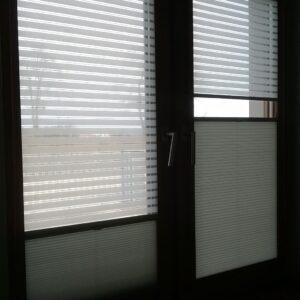 Roleta materiałowa + plisa