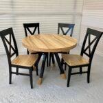 Stół loftowy Alex z krzesłami