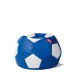 Pufa Piłka Ekoskóra niebiesko-biała