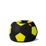 Pufa Piłka Ekoskóra czarno-żółta
