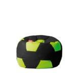 Pufa Piłka Kodura czarno-limonkowa