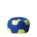 Pufa Piłka Kodura niebiesko-limonkowa