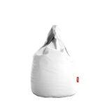 Pufa XL Ekoskóra biała