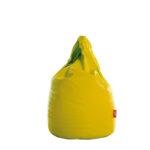 Pufa XL Ekoskóra żółta